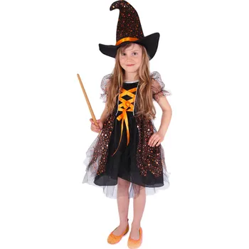Karnevalový kostým Rappa Dětský kostým čarodějnice s hvězdičkami