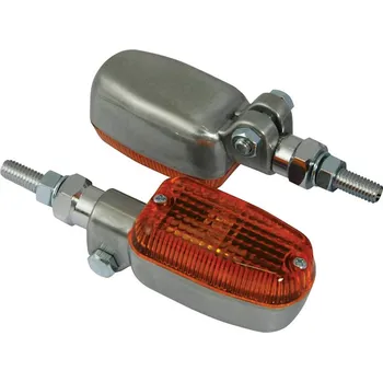 Bike It Nastavitelný Kmenové Indicators slitinou těle a Amber Lens INDUADJALL