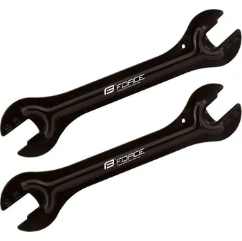 Klíč klíče konusové FORCE 2 ks 13 - 15/ 14 - 16 černé