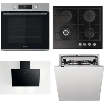 Set domácích spotřebičů WHIRLPOOL OMK58CU1SX + WHIRLPOOL GOFL 629/NB + WHIRLPOOL AKR 62F LT K + WHIRLPOOL WIC 3C33 PFE