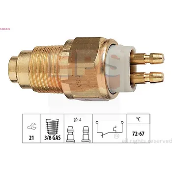 Klimatizace automobilu Teplotní spínač, větrák chladiče EPS 1.850.125
