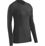 Běžecké tričko CEP COLD WEATHER BASE s dlouhým rukávem - BLACK Velikost textilu: XS