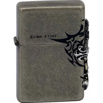 Benzínový zapalovač Remo Tribal Cross 07852