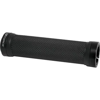 grip madla FORCE gumová jištěná, celočerná, balená