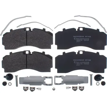 Brzdový systém Sada brzdových destiček, kotoučová brzda, , DENCKERMANN, BC11025