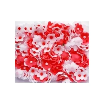 Karnevalový kostým Modelované květinky - ČERVENÉ + BÍLÉ / 180 kusů