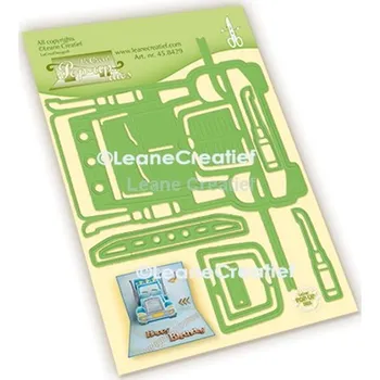 Kancelářská technika Leane Creatief BV Kamión 3D - vyřezávací a embosovací kovové šablony Leabilities (5ks)