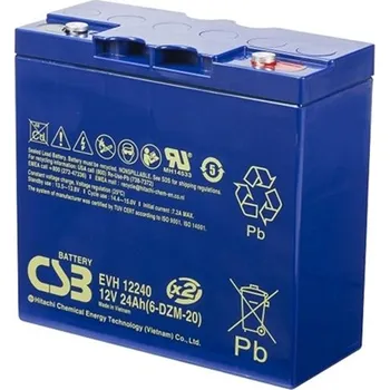 Záložní baterie CSB EVH12240 6-DZM-20 12V 24Ah