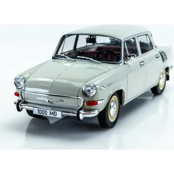 autíčko MCG Škoda 1000 MB 1964 1:18 , světle šedá