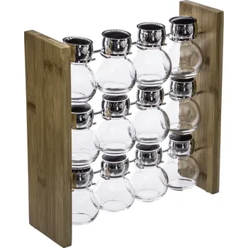 Keramický dřez Secret de Gourmet Bambusová polička na kořenky, 29x29x9 cm