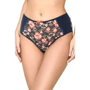 Kalhotky Plné dámské kalhotky DEMI 19123 tmavě modrá M