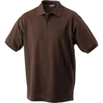 Chlapecké oblečení Daiber Dětská polokošile Classic Polo Junior JN070K Barva: Hnědá, Velikost: XL 146/152