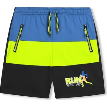 Chlapecké kraťasy CHLAPECKÉ KRAŤASY MS1730-VELIKOSTI 134-164 Velikost: 152, Barva: Černo/zelinkavá