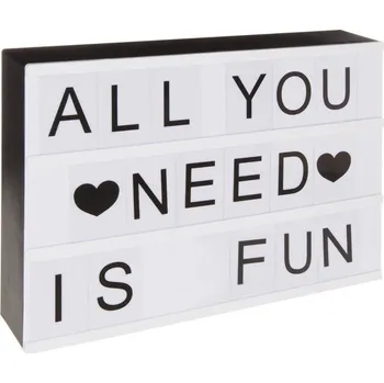 Rám na obraz Atmosphera Rámeček, dekorativní rám, dekorace CINEMA - velikost A4, LED