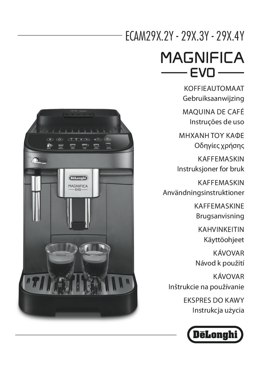 Návod K Použití De'Longhi Magnifica Evo ECAM 290.42.TB - Zbozi.cz