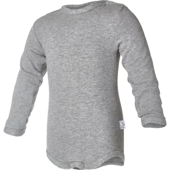 Kojenecký body Body smyk ZOE Outlast® - šedý melír Velikost: 62