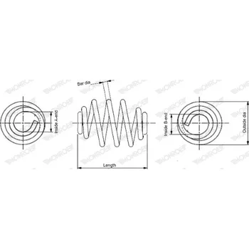 Pružina podvozku MONROE SN0426