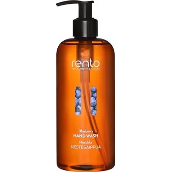 Mýdlo RENTO tekuté mýdlo s přírodní vůní borůvky, 400 ml - REN-TM400-BOR