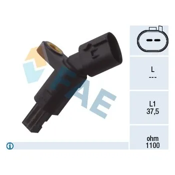 ABS Snímač, počet otáček kol FRANCISCO ALBERO S.A. 78016