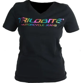 Dámské tričko Dámské tričko Trilobite Katchaba T-shirt black rainbow vel. S