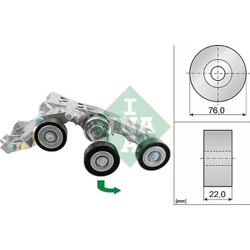 Napínák, žebrovaný klínový řemen INA 534 0338 10
