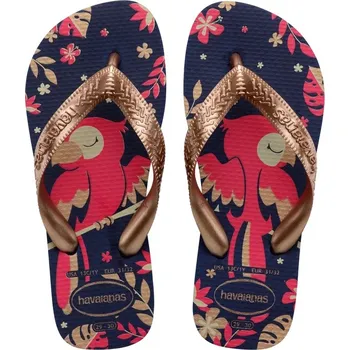 Dívčí žabky Havaianas dívčí žabky 4146823-1754 Navy Blue/Rose Gold Velikost: 27/28 Fashion