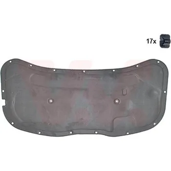 Motorový prostor Izolace motorového prostoru VAN WEZEL 5827460