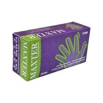 Vyšetřovací rukavice Rukavice latexové MAXTER pudrové vel.L 100ks