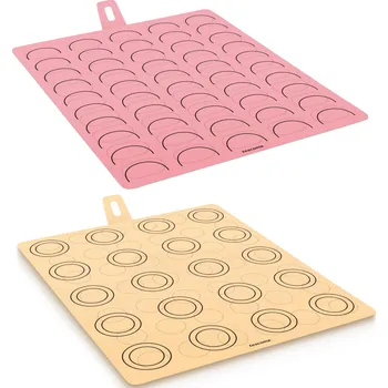 Forma na pečení TESCOMA Delícia 630136.00 šablony pro přípravu cukroví 2 ks růžová/žlutá