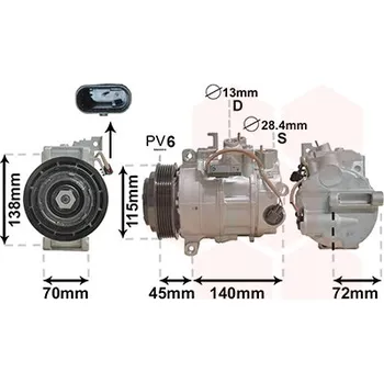 Kompresor klimatizace Kompresor, klimatizace VAN WEZEL 3000K710