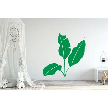 Samolepící dekorace Lepy.cz Samolepka na zeď Dino svět - Pravěká rostlina Velikost (šířka x výška): 25x25cm, Barevná varianta: Levandulová