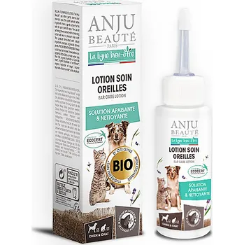 Kosmetika pro psa Anju Beauté mléko na čištění uší psů a koček