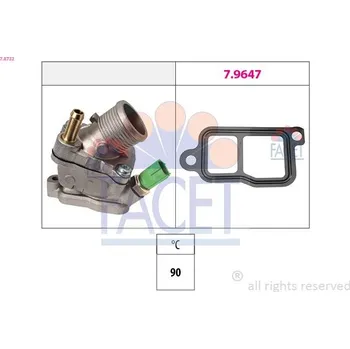 Automobilové těsnění Termostat, chladivo FACET 7.8732