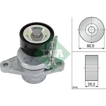 Napínák, žebrovaný klínový řemen INA 534 0474 10