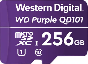 Paměťová karta Western Digital Purple microSDXC 256 GB Class 10 U1 (WDD256G1P0C)