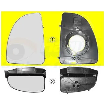 Auto zrcátko Sklo do zrcátka, vnější zrcátko VAN WEZEL 1747832