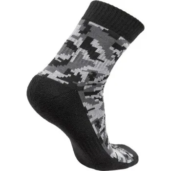Pánské ponožky Cerva Ponožky NEURUM CAMOUFLAGE maskáčové antracitová - 39/40