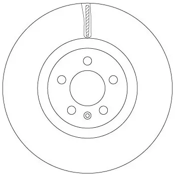 Brzdový kotouč Brzdový kotouč TRW DF6983S