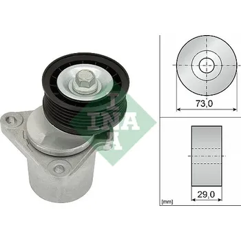 Napínák, žebrovaný klínový řemen INA 534 0128 20