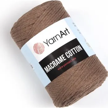 YarnArt Macrame Cotton 250 g - 2mm Barva: sv. hnědá