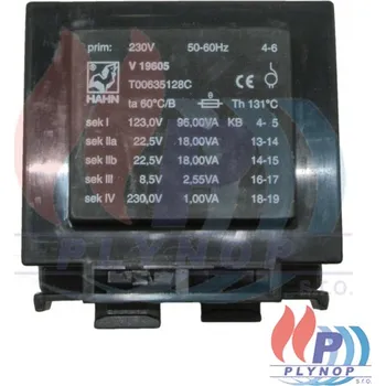 Příslušenství ke kotli Transformátor BUDERUS GB132 / GB152 / GB162 EI 66/30 - 7101640