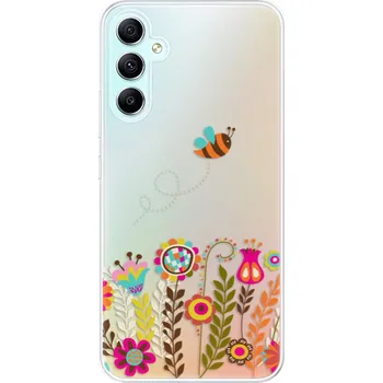Pouzdro na mobilní telefon Silikonové pouzdro iSaprio - Samsung Galaxy A34 5G - Bee 01 (Odolný silikonový kryt, obal, pouzdro iSaprio - Samsung Galaxy A34 5G - Bee 01 - skvělá ochrana a pružnost, stylový UV potisk, lehkost, tiskne se v České republice)