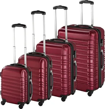 Cestovní kufr tectake Sada cestovních skořepinových kufrů 4 ks