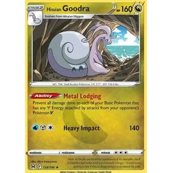 Volný čas Pokémon LOR 134/196 Hisuian Goodra - Lost Origin Stav: Near Mint, Verze: HOLO