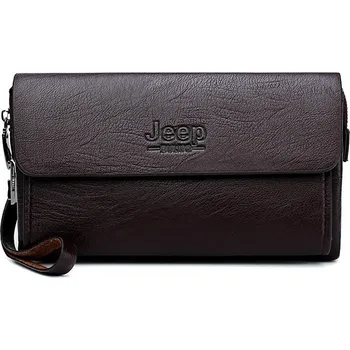 Peněženka Malá pánská taška do ruky luxusní clutch psaníčko Barva: Hnědá