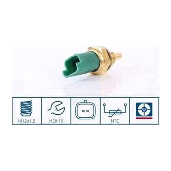 Čidlo automobilu Snímač, teplota chladiva NISSENS 207087