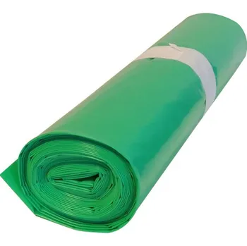 Pytle na odpadky Pytel na odpad LDPE 70x110 60µ zelený - 1 ks