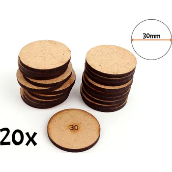 Příslušenství k deskovým hrám Myší Doupě Podstavce kulaté - 30mm