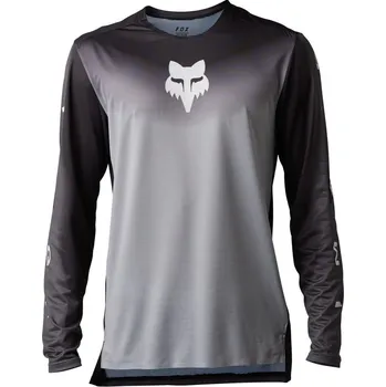 cyklistický dres Pánský dres Fox Flexair Ls Jersey Novah Steel Grey - vel. XL r.23