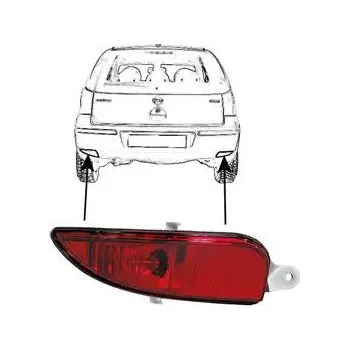 Mlhový světlomet Mlhové zadní světlo VAN WEZEL 3779937